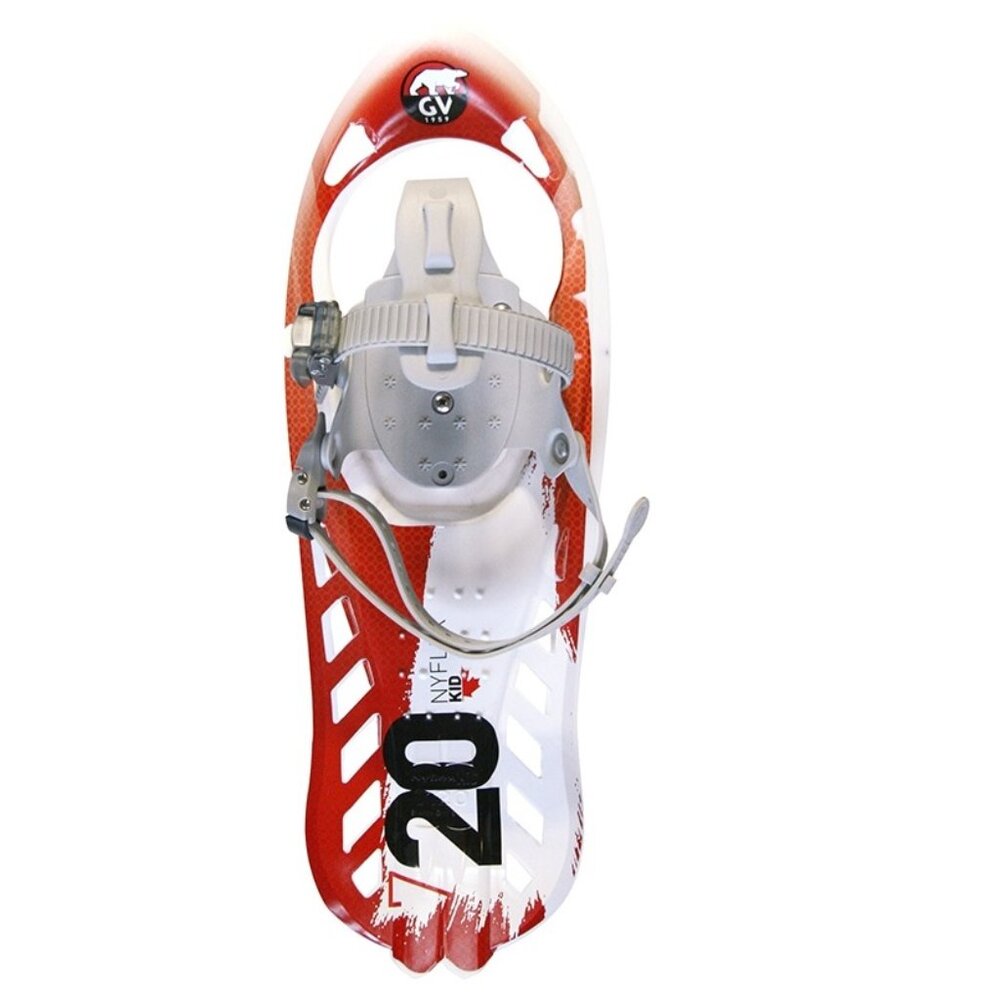 NEW Nyflex Kid Recreational Snowshoes Red 7" x 20" Fits 50-70 lbs (22-32 kg)